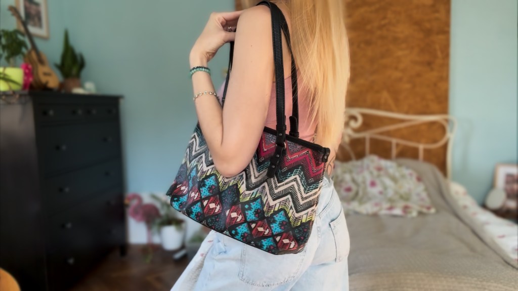 The Sak Happy and Free Geometric Aztec Print Tote Bag